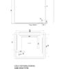 Luci Curved Edge Rectangle LED Backlit 90cm x 75cm Defog Mirror - Image 2