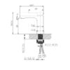 IVANO Square Polished Chrome Basin Mixer - Image 2